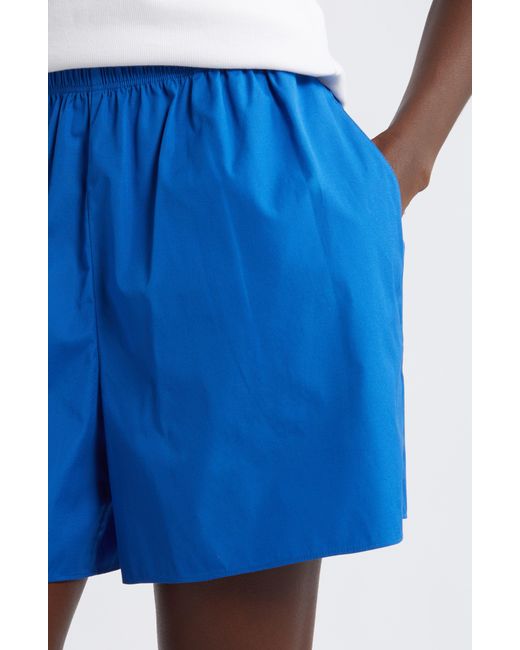 Nordstrom Blue Pull-on Poplin Shorts