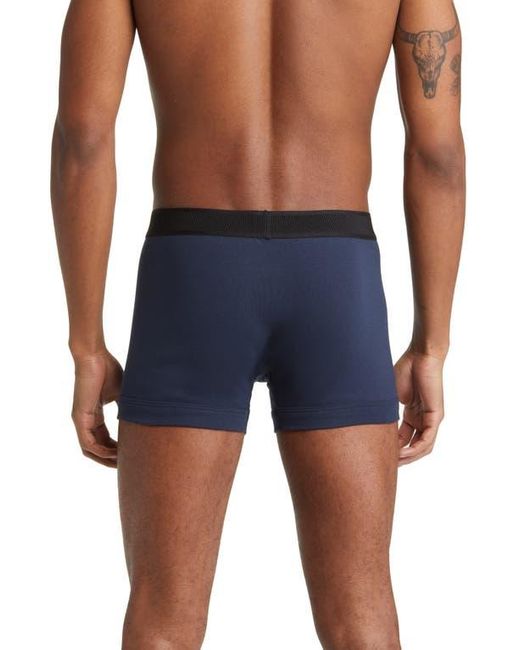 Tom Ford Blue Cotton Stretch Jersey Boxer Briefs for men