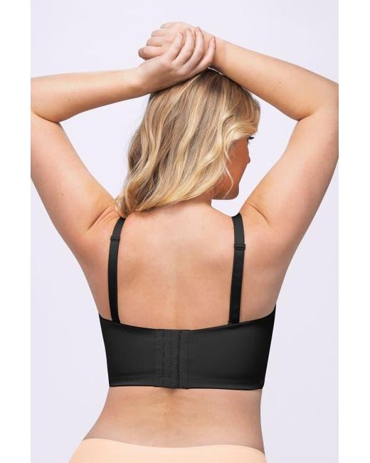 Shapellx Black Strapless Convertible Underwire Bra Full Coverage