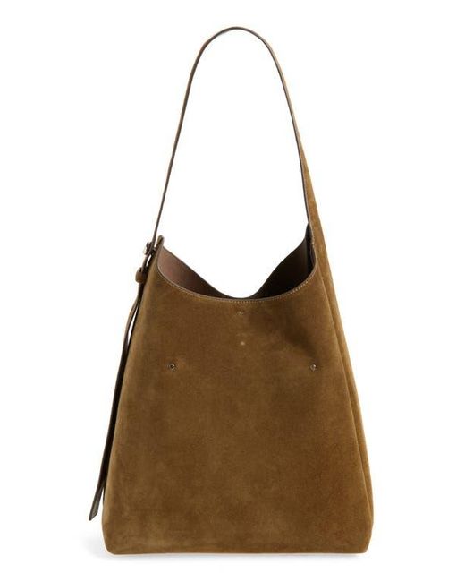 Tory Burch Brown Romy Suede Hobo Bag