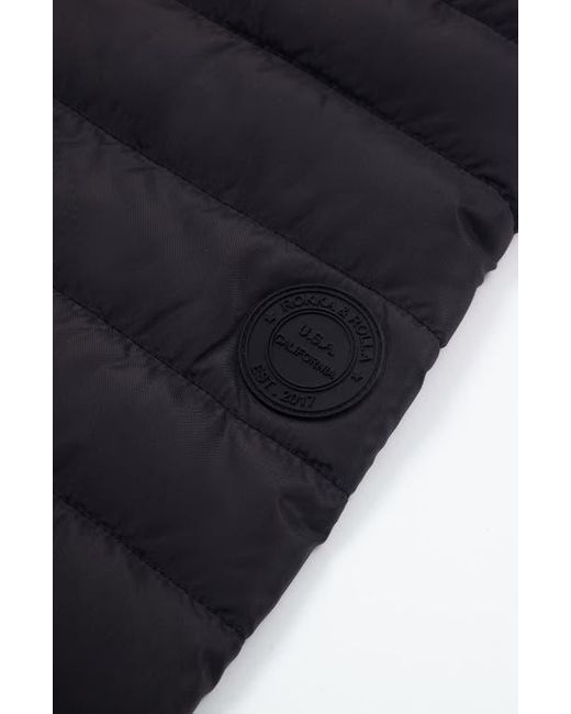 Rokka&Rolla Blue Midweight Puffer Jacket for men