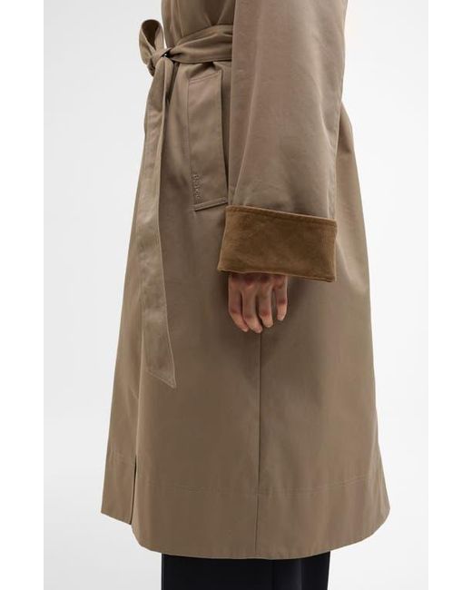 Barbour Natural Reagan Water Resistant Twill Coat