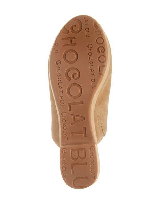 Chocolat Blu Brown Ginette Platform Clog