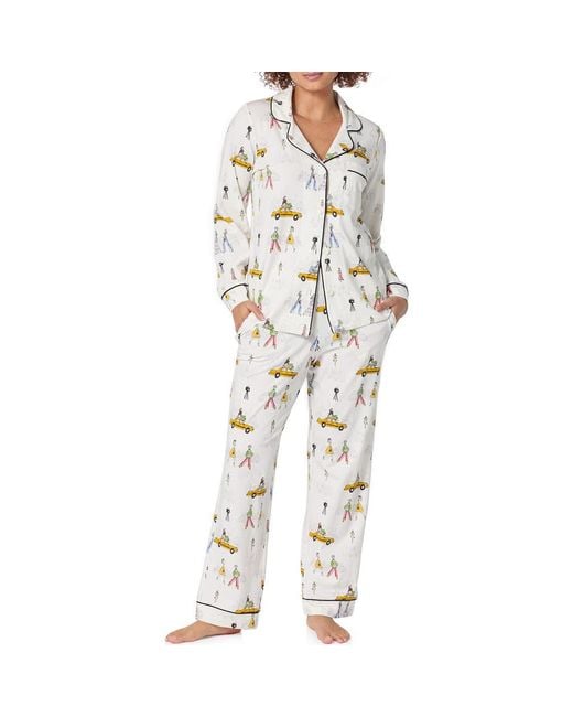 Bedhead White Print Pajamas