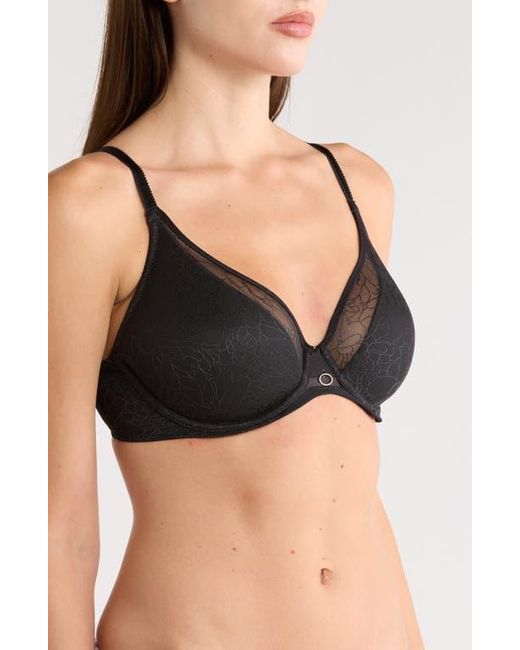 Chantelle Black Belle Underwire Plunge Bra