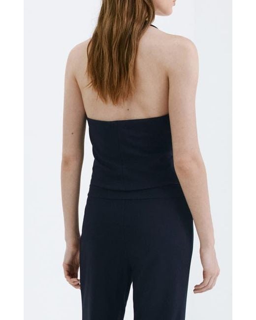 Mango Blue Halter Vest
