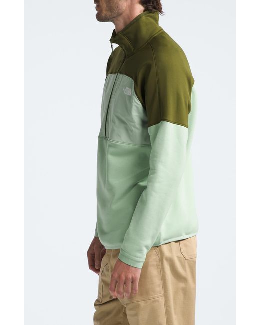 The North Face Green Canyonlands High Altitude Half Zip Pullover for men