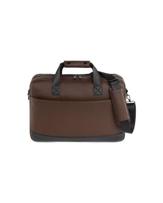 Bugatti Brown Central Briefcase