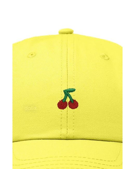 Alix Yellow Lil Cherry Dad Cap