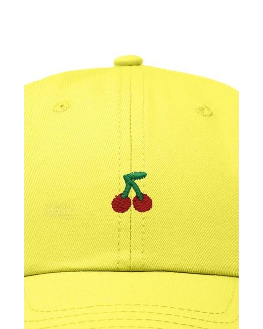 Alix Yellow Lil Cherry Dad Cap