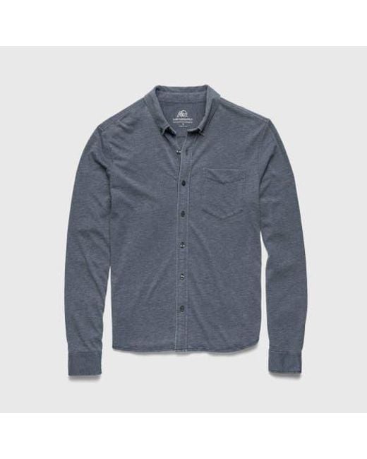 Surfside Supply Men's Blue Anthony Burnout Shirt