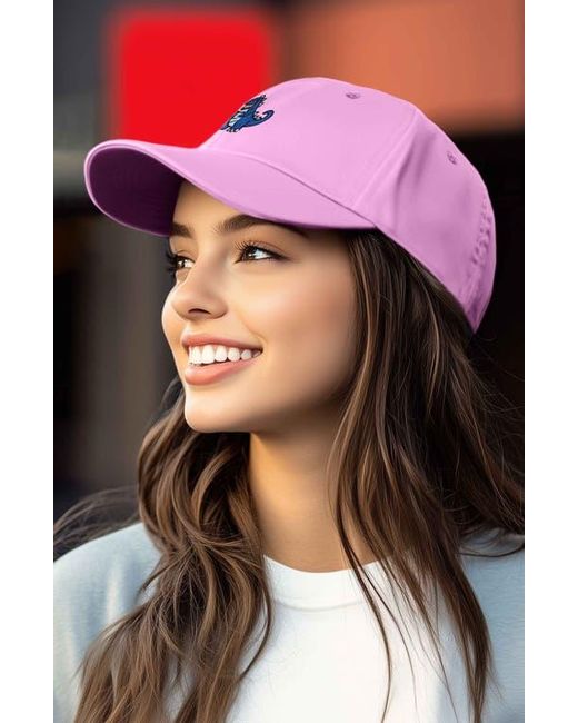 Alix Pink Big Lizard Cap for men