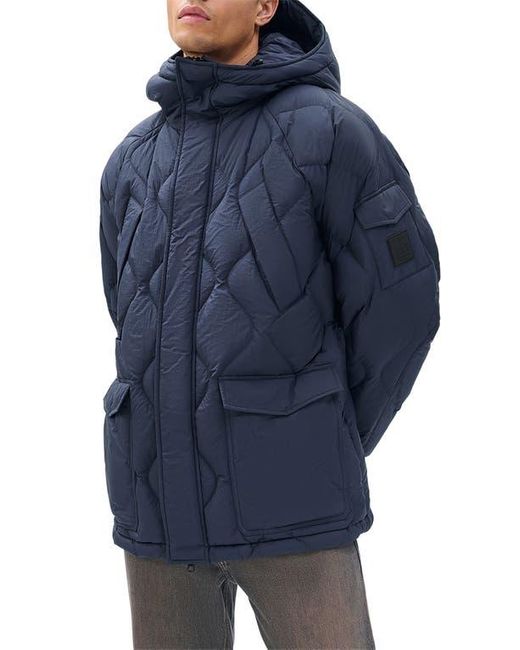 Rag & Bone Blue Dane Quilted Shield Jacket for men