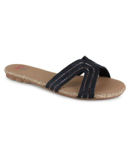 National Comfort Blue Terrassa Slide Sandal