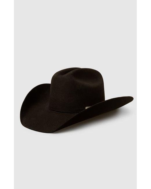 Manuela Black Range Wool Western Cowboy Hat