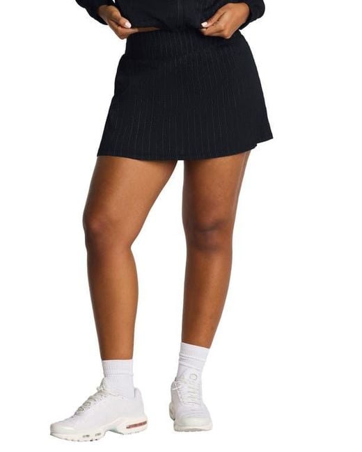 Spanx Blue Spanxshape Boostup Glow Weave Skort
