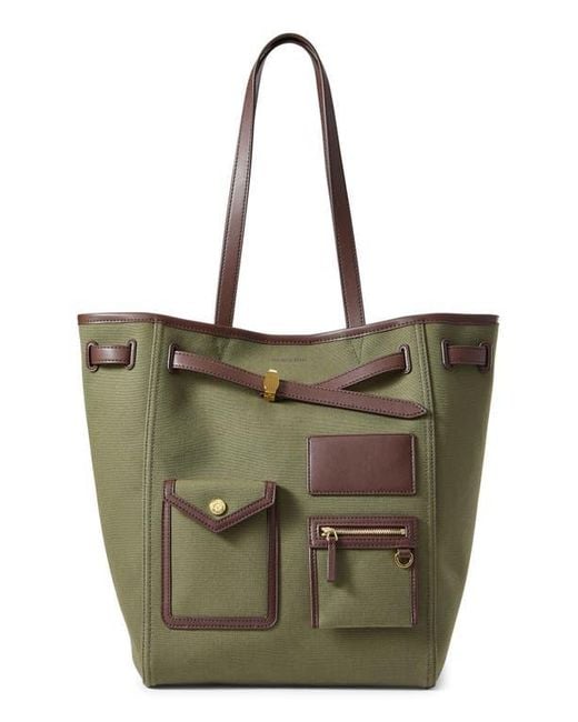 Veronica Beard Multicolor Cargo Canvas Dash Tote