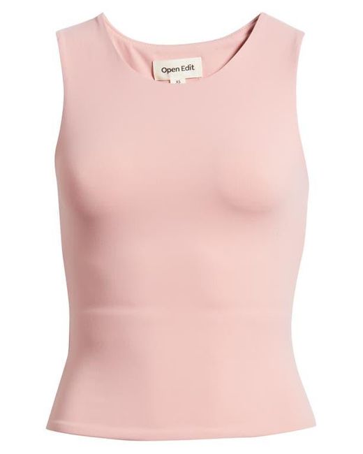 Open Edit Red Smooth Edit Crewneck Tank