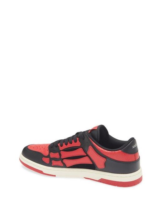 Amiri Red Skeleton Low Top Sneaker for men
