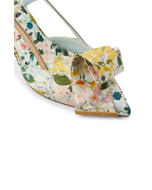 Ted Baker Metallic Romy Pointed Toe Slingback Pump