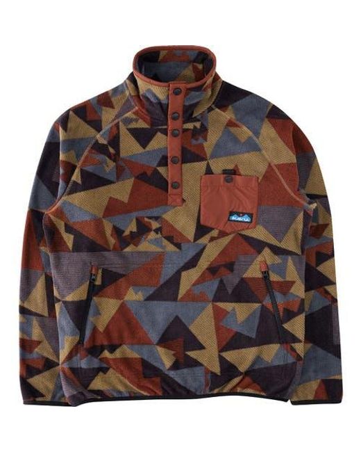 Kavu Men's Brown Teannaway Fleece Jacket