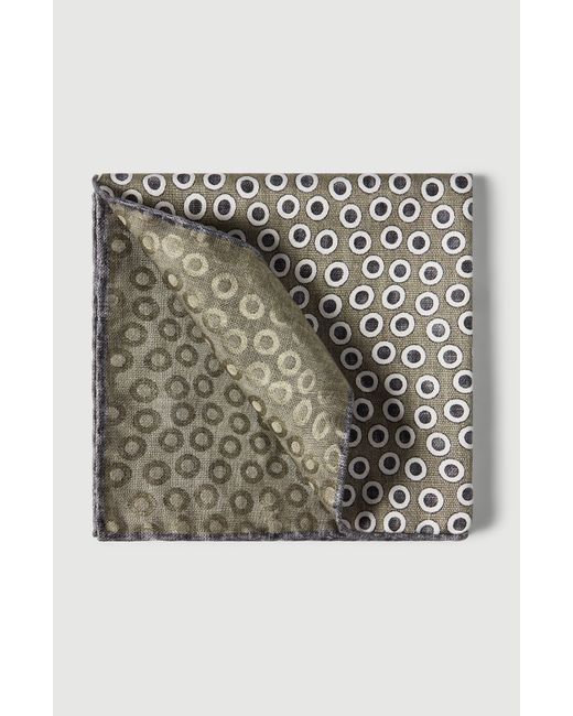 Brunello Cucinelli Multicolor Polka-Dot Silk Pocket Square for men