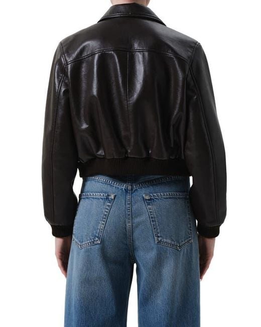 Citizens of Humanity Black Lola Bomber Jacket