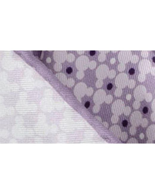 Cufflinks Inc. Purple X Disney Mickey Dot Silk Pocket Square for men