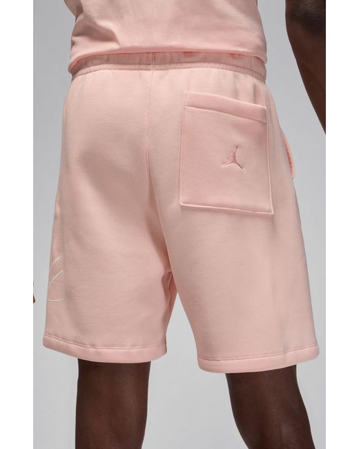 Nike Pink Fleece Sweat Shorts for men