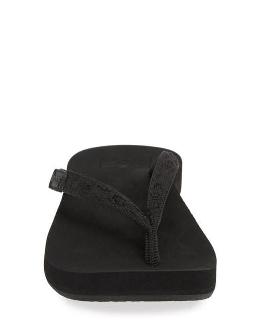 Reef Ginger Flip Flop in Black Lyst