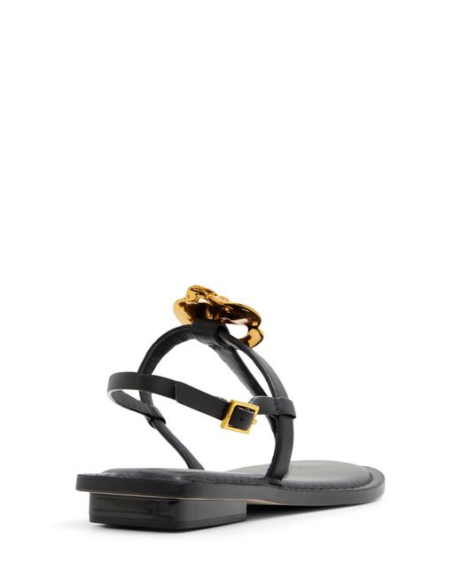 Ted Baker Black Harper Rose Strappy Sandal