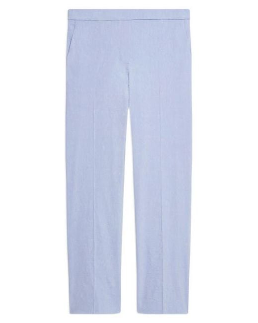 Theory Blue Treeca Pull-On Pants