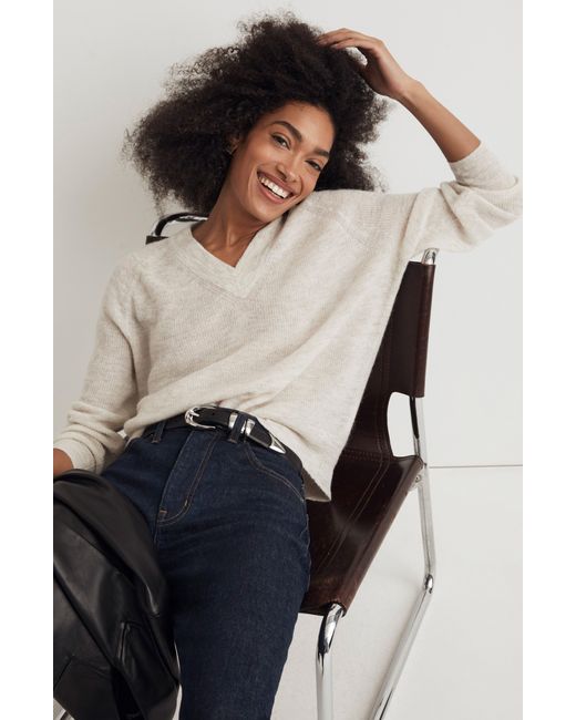 Madewell store cream sweater