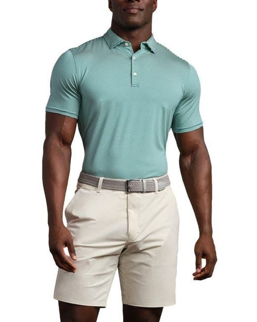 Rhone Green Drive Time Performance Polo for men