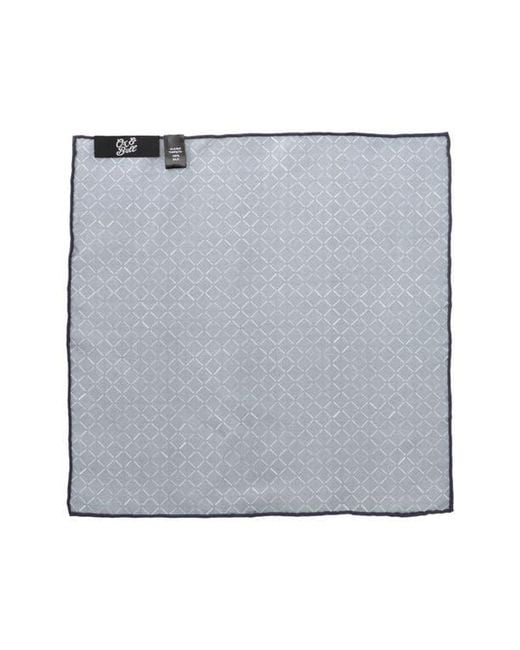 Cufflinks Inc. Blue Diamond Silk Pocket Square for men