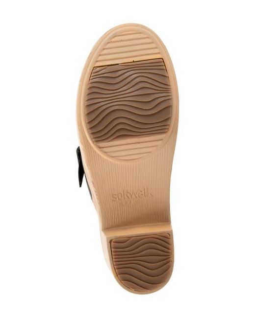 Softwalk® Black Ferrara Platform Mule
