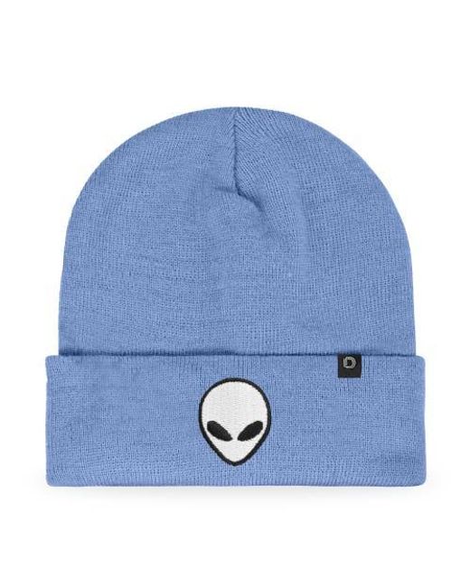 Alix Blue Alien Beanie for men