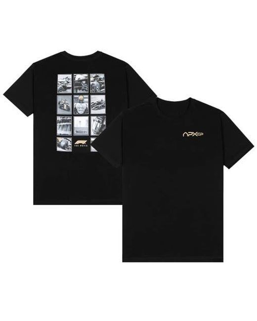 INSOMNIAC Black Formula 1 The Movie Photo Collage T-Shirt for men