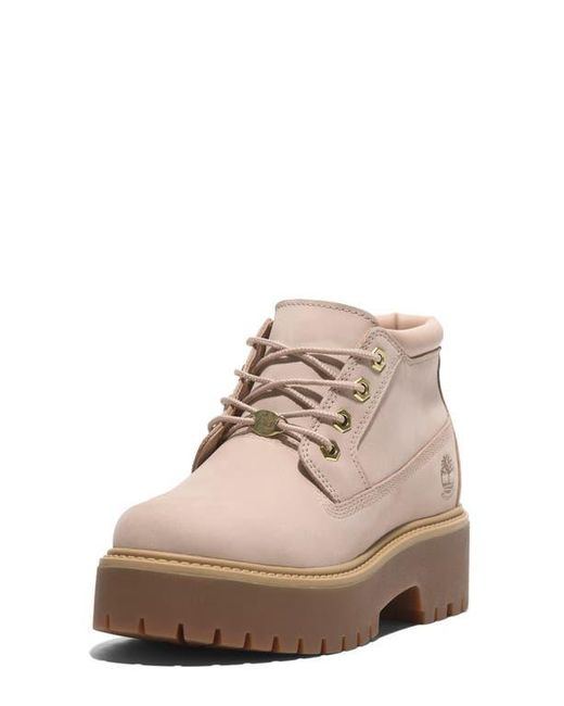 Timberland Brown Stone Street Waterproof Platform Boot