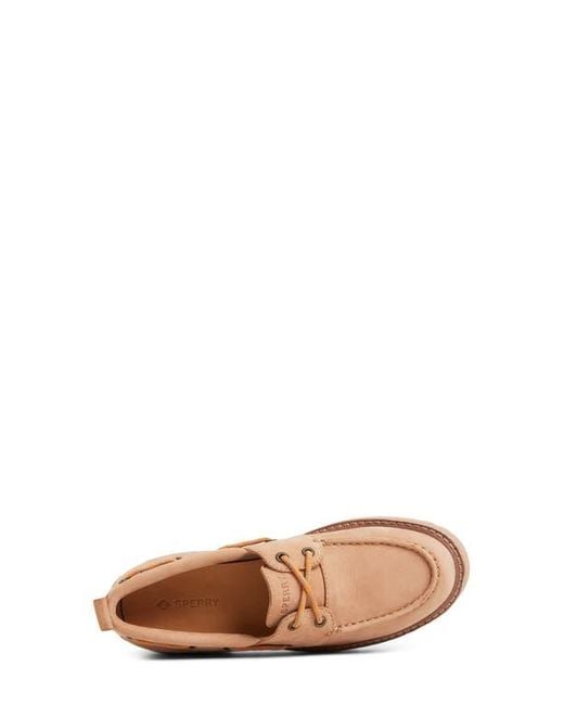 Sperry Top-Sider Natural Authentic Original Lug Boat Shoe
