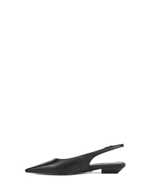 Sam Edelman Black Netty Slingback Pointed Toe Flat