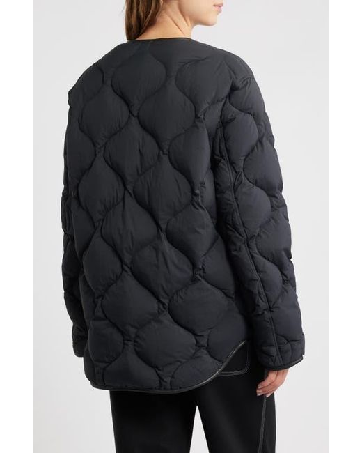 Rag & Bone Black Tatiana Down & Feather Fill Quilted Jacket