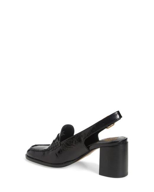 Vince Camuto Black Gemma Suede Loafer Pump