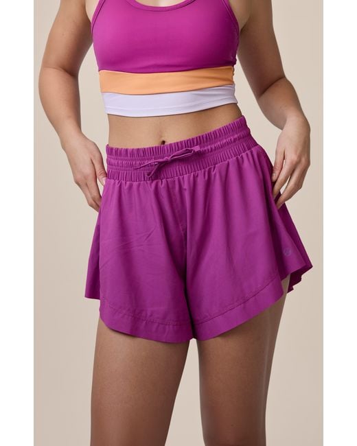 Nanis Purple Flow Short
