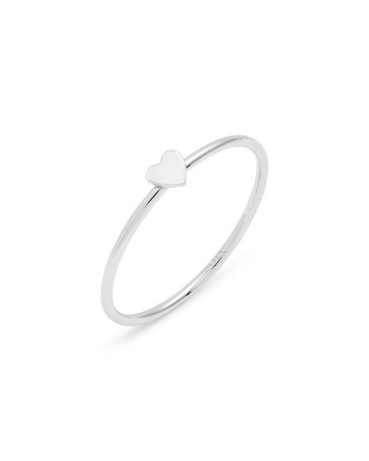 Nashelle Metallic Heart Stacking Ring