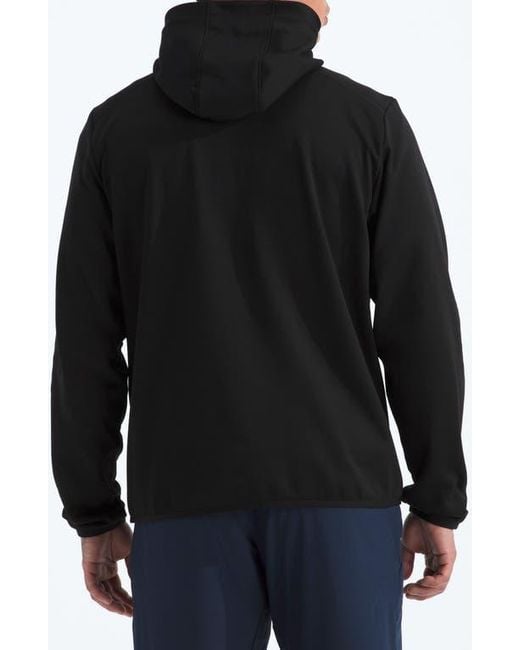The North Face Black Performance Fleece Zip Hoodie for men