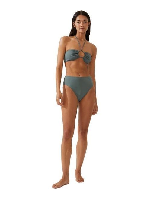 Cotton On Black Highwaisted Cheeky Bikini Bottom