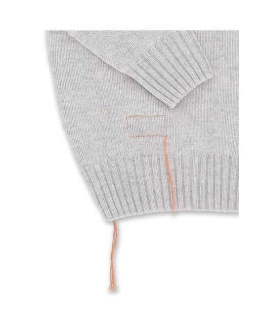 Fortela Gray Andrew Merino Wool High Neck Sweater for men