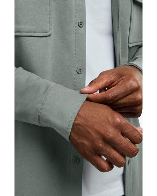Cuts Gray Hyperloop Overshirt for men