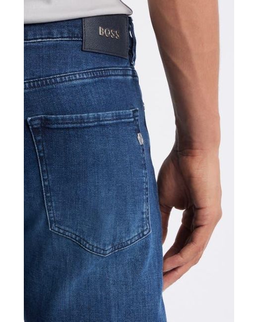 Boss Blue Delaware Slim Fit Jeans for men